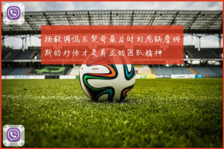 杨毅调侃东契奇最后时刻甩锅詹姆斯的妙传才是真正的团队精神